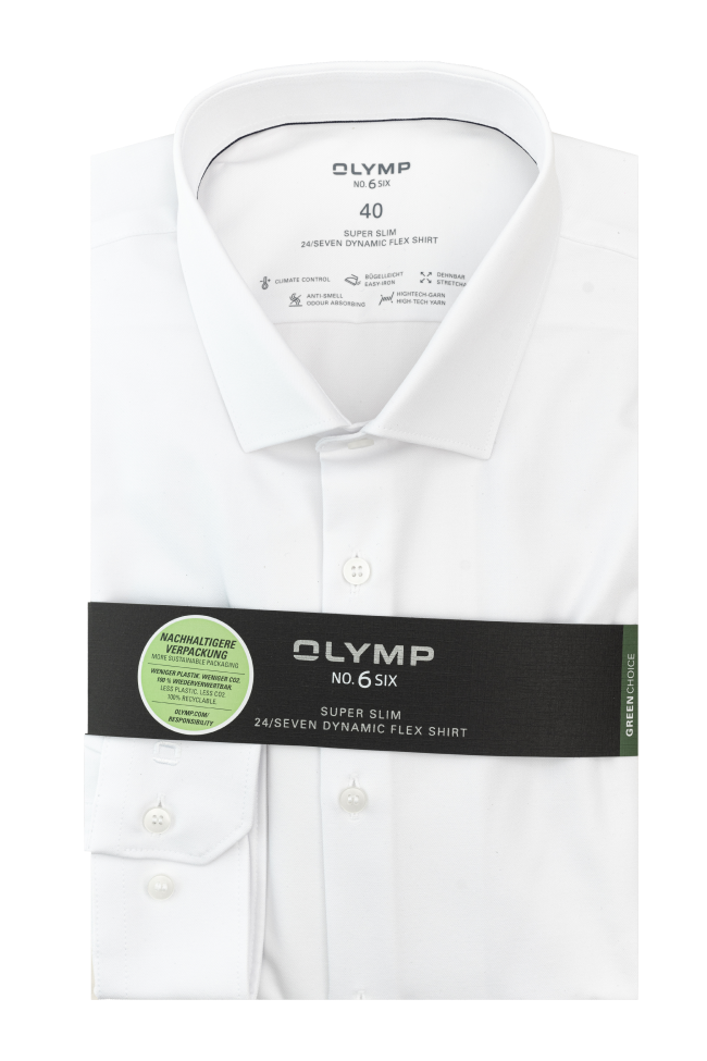 Sens_okt23_0015-1.png ELASTIČNA BELA SRAJCA OLYMP SLIM FIT - slika 1