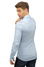 SVETLO MODRA JERSEY SRAJCA OLYMP SLIM FIT - slika 3