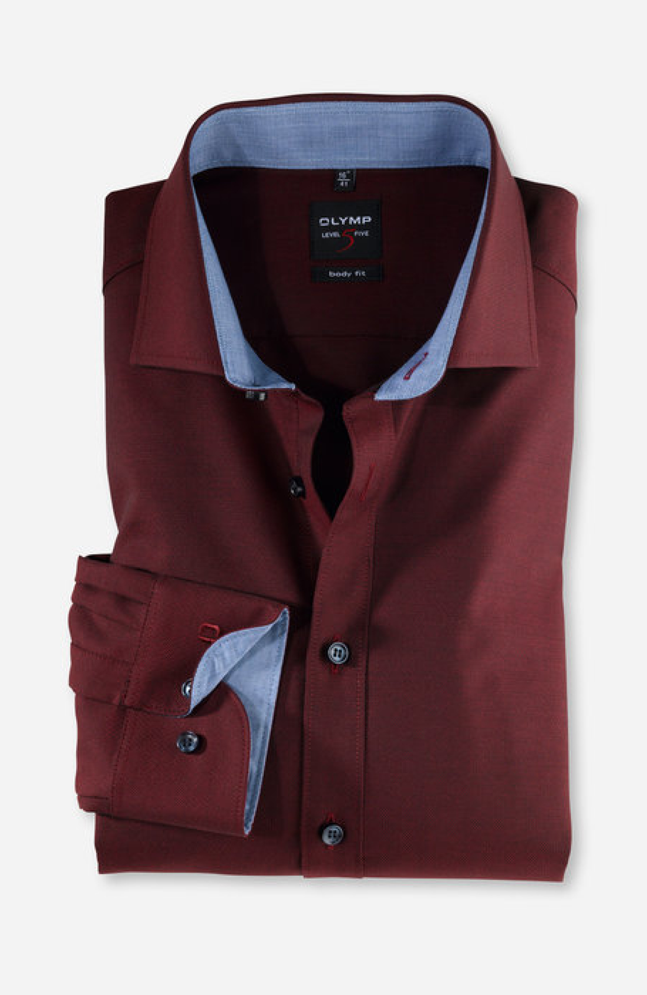 bordo srajca BORDO SRAJCA OLYMP BODY FIT - slika 1